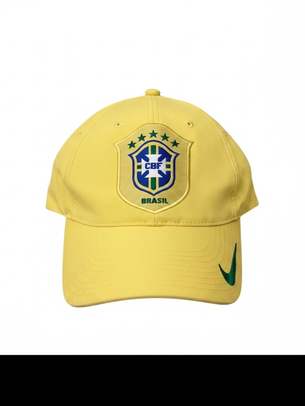 Nike Yellow Baseball Cap with Green Swoosh and CBF Crest